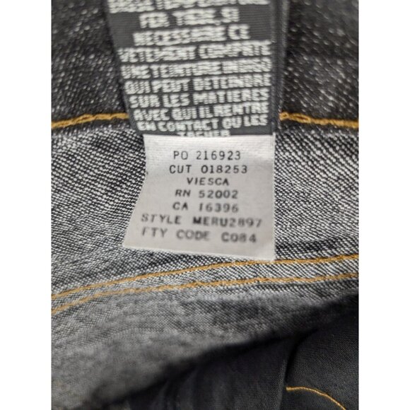 Claiborne R-Essentials Castro Charcoal Jeans Mens 30x30 Regular Fit Denim NWT - Picture 12 of 12